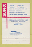 Matchbook Cover - Sun X Glass Tinting Columbus OH 40 Strike