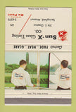 Matchbook Cover - Sun X Glass Tinting Springfield MO 40 Strike