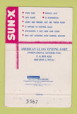 Matchbook Cover - Sun X Glass Tinting Duluth MN 40 Strike