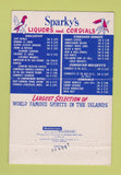 Matchbook Cover - Sparky's Liquor Perfume St Thomas Virgin Islands 40 Strike