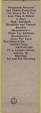 Matchbook Cover - Matchbook Cover Moose Lodge Aurora IL