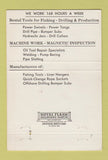 Matchbook Cover - Midway Fishing Tool Ventura Taft Long Beach CA 40 Strike