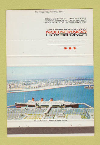 Matchbook Cover - Long Beach Convention Bureau CA 40 Strike