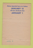 Matchbook Cover - Long Island City Savings Bank NY 40 Strike