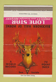 Matchbook Cover - Lone Star Beer San Antonio TX 40 Strike