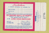 Matchbook Cover - Lone Star Beer San Antonio TX 40 Strike