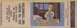Matchbook Cover - Matchbook Cover Moose Lodge Columbus IN WEAR