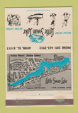 Matchbook Cover - Little Swan Lake Avon IL 40 Strike