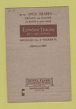 Matchbook Cover - London House Detroit MI restaurant 40 Strike