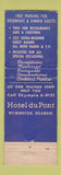 Matchbook Cover - Hotel DuPont Wilmington DE 1963