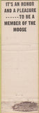 Matchbook Cover - Matchbook Cover Moose Lodge Pittsburgh PA Beechview