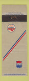 Matchbook Cover - United Airlines Chevron oil gas