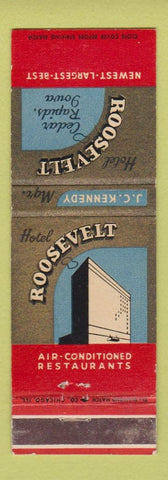 Matchbook Cover - Hotel Roosevelt Cedar Rapids IA