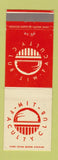 Matchbook Cover - MIT Faculty Club Boston MA