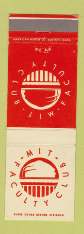Matchbook Cover - MIT Faculty Club Boston MA