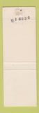 Matchbook Cover - MIT Faculty Club Boston MA