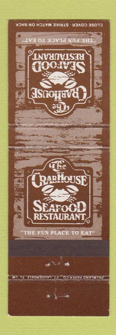 Matchbook Cover - Crab House Seafood Atlanta GA Miami FL San Juan Puerto Rico
