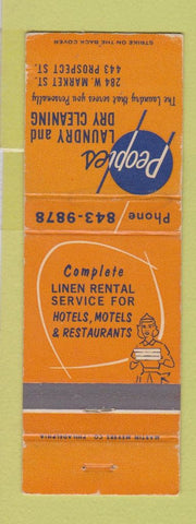 Matchbook Cover - Peoples Laundry Dry Cleaning WEAR