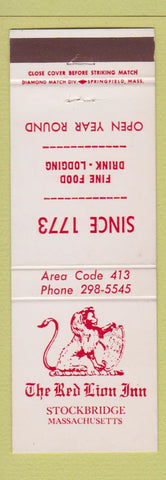 Matchbook Cover - Red Lion Inn Stockbridge MA