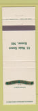 Matchbook Cover - Henry David's Restaurant Keene NH