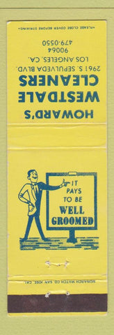 Matchbook Cover - Howard's Westdale Cleaners Los Angeles CA