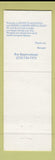 Matchbook Cover - Rotex Plaza Hotel Los Angeles CA Japanese Korean
