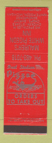 Matchbook Cover - Maurer's White Piegon Inn MI pizza