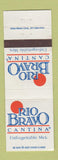 Matchbook Cover - Rio Bravo Cantina Mexican Food WEAR