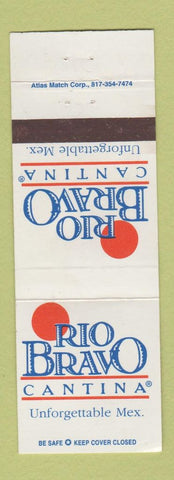 Matchbook Cover - Rio Bravo Cantina Mexican Food WEAR