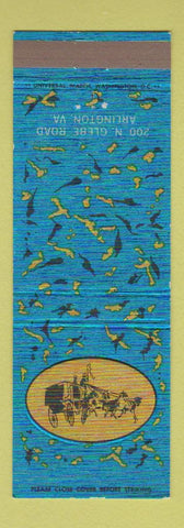 Matchbook Cover - The Coachman Arlington VA