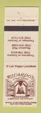 Matchbook Cover - Ricardo's Mexican Restaurant Las Vegas NV
