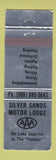 Matchbook Cover - Silver Sands Motor Lodge WEAR