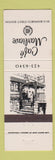 Matchbook Cover - Cafe Marliave Boston MA