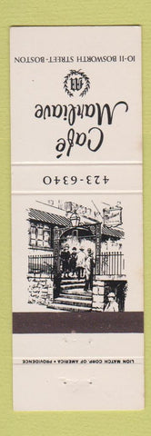 Matchbook Cover - Cafe Marliave Boston MA