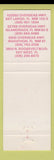 Matchbook Cover - Perry's Steaks Seafood Key Largo Islamorada Marathon FL