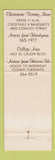 Matchbook Cover - Don Jose's Mexican Restaurant