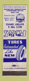 Matchbook Cover - Billy's Tire Battery Service Englewood Colorado WEAR