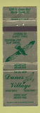 Matchbook Cover - Dunes Village Resort Motel Myrtle Beach SC