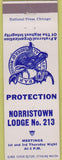 Matchbook Cover - Matchbook Cover Moose Lodge Norristown PA