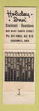 Matchbook Cover - Holiday Inn Cincinnati OH