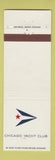 Matchbook Cover - Chicago Yacht Club IL WEAR