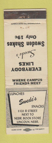 Matchbook Cover - Swede's Restaurant Lincoln NE WEAR