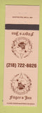 Matchbook Cover - Fitger's Inn Duluth MN