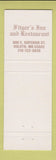 Matchbook Cover - Fitger's Inn Duluth MN