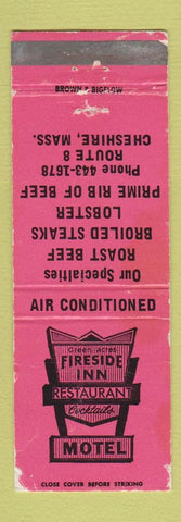 Matchbook Cover - Green Acres Fireside Inn Restaurant Motel Cheshire MA WORN