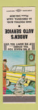 Matchbook Cover - Adren's Auto Service La Crescenta CA