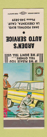 Matchbook Cover - Adren's Auto Service La Crescenta CA