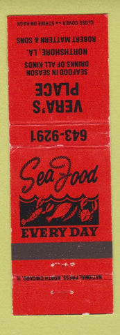 Matchbook Cover - Vera's Place Northshore LA