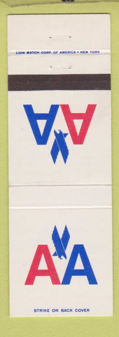 Matchbook Cover - American Airlines