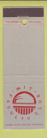 Matchbook Cover - MIT Faculty Club Boston MA